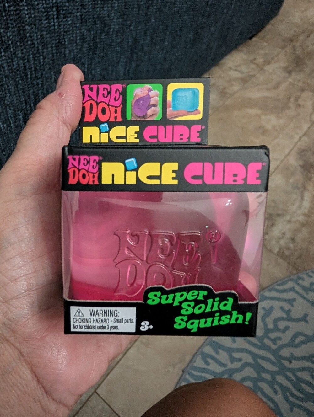 Nice Cube Needoh Super Solid Squish - Pink